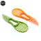 3 In 1 Avocado Slicer Shea Corer Butter Obst Schäler Cutter Zellstoff Separator Kunststoff Messer Küche Gemüse Werkzeuge Küche Gadgets