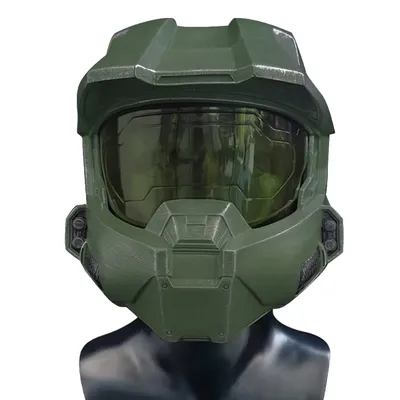 Cosplay Master Chief John-117 Helmmaske für Mann Harz Halloween Maske Maskerade Karneval Party Requisiten für Erwachsene Hohe Qualität Image