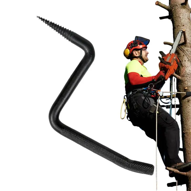 Baumkletterstufen 20,7 cm/8,15 Zoll Outdoor-Jagdbaumhalterung 705 lbs Kletterbaumständer Rutschfeste selbstschneidende Schraube Image