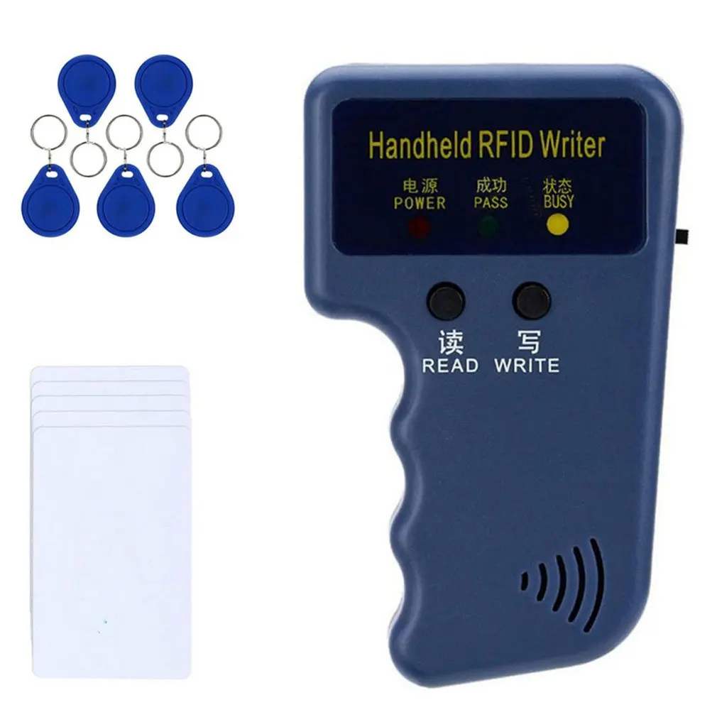 Heißer Handheld Kopierer RFID Kartenleser 125 Khz Kopierer Schriftsteller Duplizierer Programmierer Wiederbeschreibbare ID Keyfob Tags Dropshipping Großhandel Image