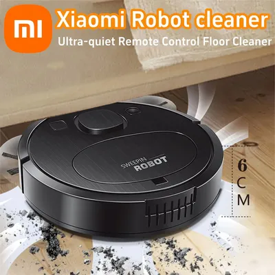 Xiaomi Smart Kehren Boden Roboter Ultra-leise Fernbedienung Staubsauger Teppich Drahtlose Wischen Maschine Für Home Office Verwenden Image