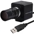 Telecamera con zoom ottico ELP 8MP 10X con obiettivo con attacco CS UVC PC Webcam Telecamera per computer industriale per videoconferenze