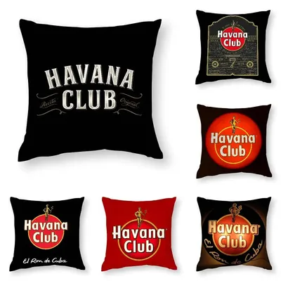 HEIßER H-HavanaS ClubS Kissen Fall 3D Druck Polyester Faser 40*40 cm Hause Sofa Werfen Dekoration Festival geschenk Image