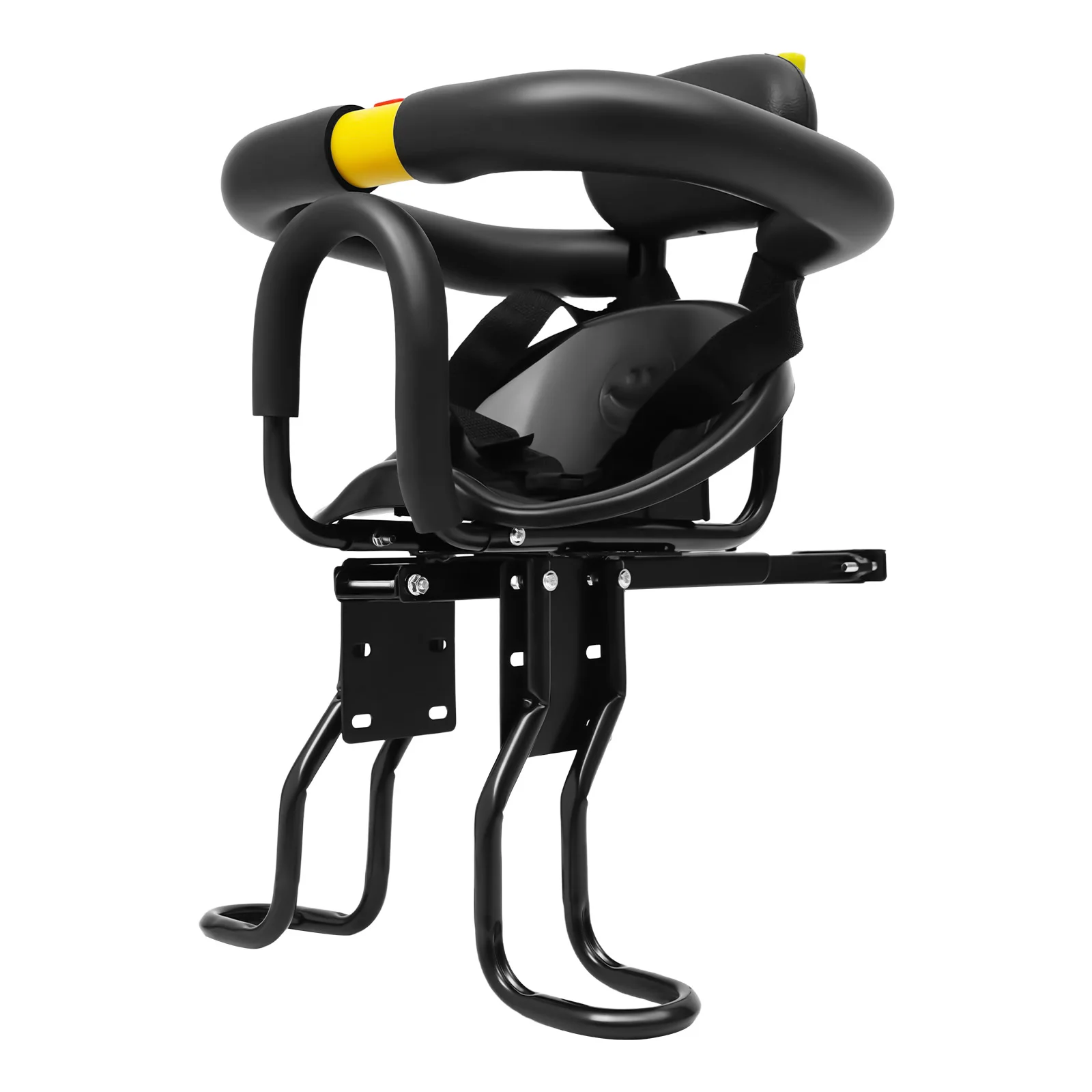 Fahrrad-Kindersitz, verstellbarer Kleinkind-Fahrradsitz, vorne montierter Kindersitz für Kinder, max. Tragfähigkeit 35 kg