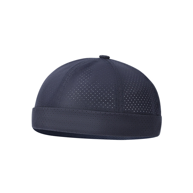 Men's Lightweight Quick-Dry Docker Cap – Breathable Folded Brim Beanie Hat for Summer Travel, Sports and Outdoor Casual Style