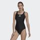 adidas Performance Womens 3 Bar Logo Swimsuit - Black/white Recycled Material - Size Small/medium | adidas Performance Sale | Discount Designer Brands