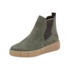 Stiefelette REMONTE "Remonte Stiefelette Veloursleder/Textil", Damen, Gr. 42, grün (grün, schwarz), Veloursleder, Textil, casual, Schuhe