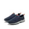 Sneaker JOHN DEVIN "Lederschuh", Herren, Gr. 45, blau (marine), Obermaterial: 80% Rindsleder, 20% Textilmaterial. Futter: 100% Textilmaterial. Decksohle: 100% Textilmaterial. Laufsohle: 100% Synthetik, unifarben mit Farbeinsatz, kontrastfarbene...