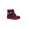 Winterboots DOCKERS BY GERLI, Kinder, Gr. 26, rot (bordeaux), Nubuklederimitat, Textil, casual, Schuhe, Barfußschuh, Klettstiefel mit DOCK-Tex