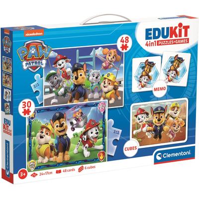Puzzle CLEMENTONI "Edukit, 4n1, Paw Patrol", bunt, Puzzles, Kinder, Made in Europe