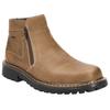 Winterboots JOSEF SEIBEL "Chance 55", Herren, Gr. 42, orange (brasil), Leder, casual, Schuhe, Schlupfstiefel, Komfortschuh, Winterstiefel mit Wechselfußbett