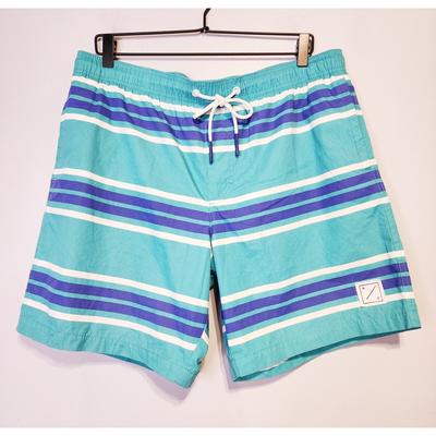 American Eagle Outfitters Swim | American Eagle Swim Trunks Mens Large Blue Board Shorts Lining Bathing Suit 34x7 | Color: Blue | Size: L