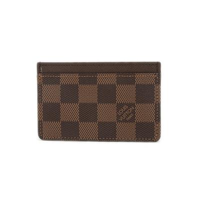 Louis Vuitton Accessories | Louis Vuitton Damier Porte Carte Sample Business Card Holder/Card Case N61722 | Color: Tan | Size: Os