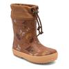 Gummistiefel BISGAARD "thermo", Kinder, Gr. 32, beige fallen leaf braun, Gummi, Basic, Schuhe, Boots mit Lammwolle, Größenschablone zum Download