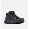 Wanderschuh COLUMBIA "REDMOND™ IV MID WATERPROOF", Gr. 43, rot (schwarz, mountain rot), Mesh, Synthetik, sportlich, Schuhe, wasserdicht