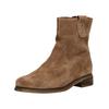 Stiefelette GABOR COMFORT "Gabor Comfort Stiefelette Veloursleder", Damen, Gr. 42,5, nut, Veloursleder, casual, Schuhe