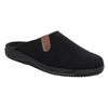 Pantoffel ROHDE "SOLTAU-H", Herren, Gr. 40, schwarz, Filz, meliert, klassisch, Schuhe, Hausschuh, Schlappen, Clog mit seitlichem Label