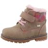 Winterboots TOM TAILOR, Kinder, Gr. 28, beige (beige, rosa), Lederimitat, Glitzer, casual, Schuhe, mit Tex-Ausstattung