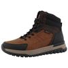Winterboots ROMIKA, Herren, Gr. 45, braun (schwarz, braun), Lederimitat, casual, Schuhe, Schnürboots, Trekkingstiefel mit Reißverschluss
