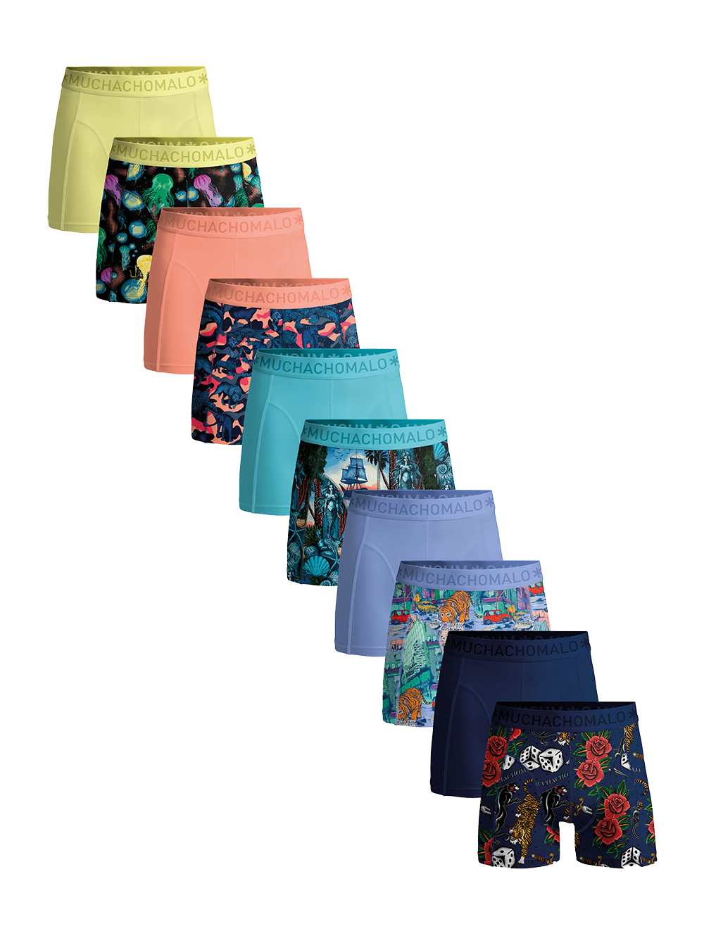 Muchachomalo Herren Boxer Shorts - 10er Pack - Herren Unterwäsche Image