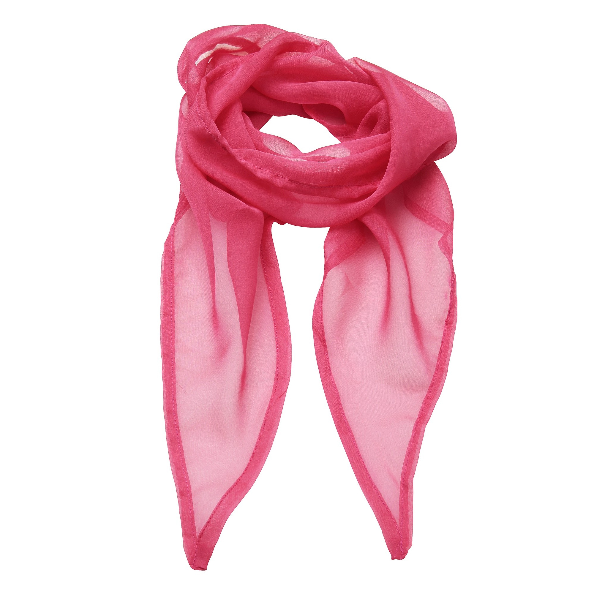 Premier Damen Chiffon-Schal / Chiffon-Halstuch (Fuchsia) Image
