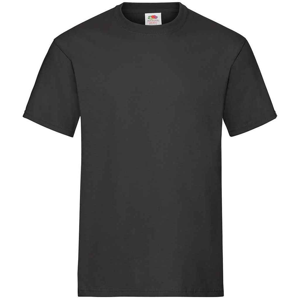 Fruit of the Loom - T-Shirt für Herren/Damen Unisex (Schwarz) Image