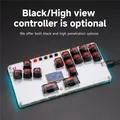 B29C-Mustfun Hitbox Controller Mini controller per arcade senza leva per PC/PS3/PS4/Switch e giochi arcade Fightstick