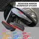 2PCS For ST Line LOGO Fiesta Focus Puma Car Rearview Mirror Rain Eyebrow Carbon Fiber Rain Shield Reversing Mirror Rain Cover
