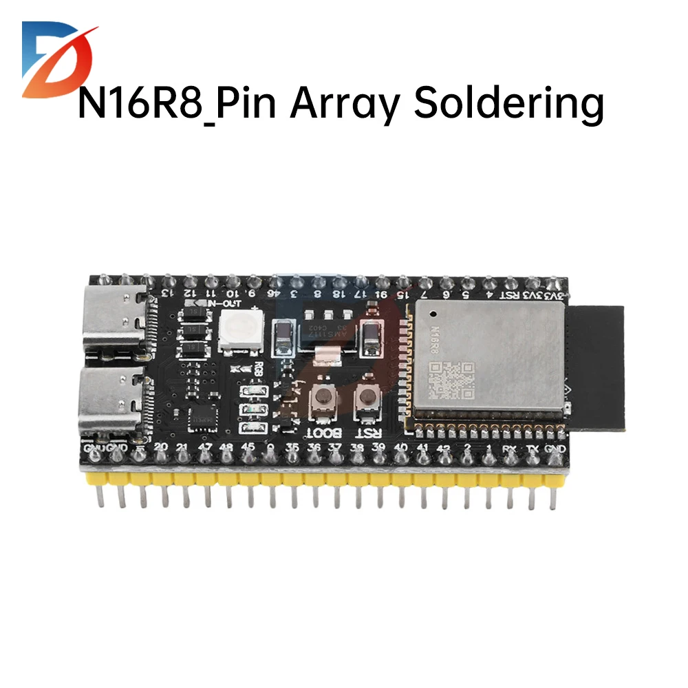 Onboard ESP32-S3-N16R8/N8R2 Modul-Entwicklungsplatine ESP32-S3-DevKitC-1 Entwicklungsplatine Kernplatine mit Antennenbasis Image