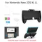 Halter Fall Kunststoff Griff Ständer für Neue 2DS LL XL 9H Härte Gehärtetes Glas Displayschutzfolie für Nintendo Neue 2DS XL LL