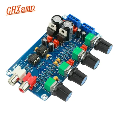 Verstärker NE5532 Preamp Vorverstärker Volume Tone Control Fertige Board Höhen Mitten Bass EQ DIY Dual AC 12V - 18V Image