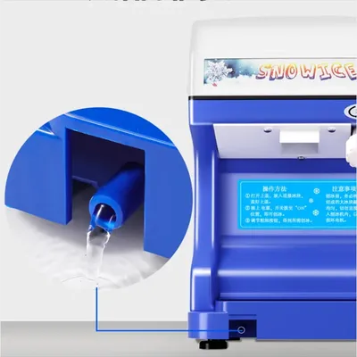 2025 Semi-automatic Snow Ice Shaver Machine High Efficiency Shaved Ice Machine