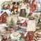 32, Vintage Christmas Postcards, Christmas, Birthday/Anniversary Gifts, Collectibles, Perfect for Gifting, Mail-Ready.