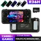 R36H 64G 15000+ Games Transparent Black Handheld Game Console 3.5