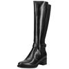 Stiefel NERO GIARDINI "Nero Giardini Stiefel Leder", Damen, Gr. 38, schwarz, Leder, casual, Schuhe
