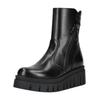 Stiefelette NERO GIARDINI "Nero Giardini Stiefelette Leder", Damen, Gr. 39, schwarz, Leder, casual, Schuhe