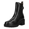 Stiefelette NERO GIARDINI "Nero Giardini Stiefelette Leder/Textil", Damen, Gr. 38, schwarz, Leder, Textil, casual, Schuhe
