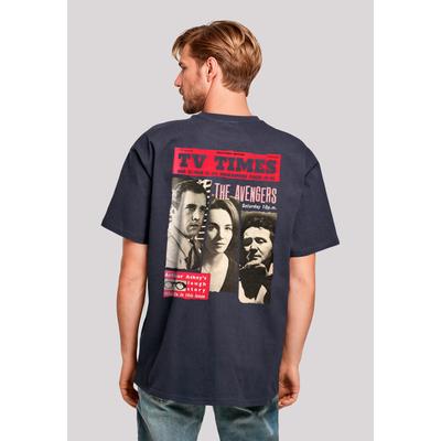 T-Shirt F4NT4STIC "TV Times The Avengers 1961 Cover", Herren, Gr. 5XL, blau (navy), Obermaterial: 100% Baumwolle, casual, oversize, Rundhals, Kurzarm ohne Bündchen, Shirts, Premium Qualität Image