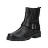 Stiefelette GABOR "Gabor Stiefelette Leder", Damen, Gr. 37,5, schwarz, Leder, casual, Schuhe
