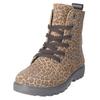 Schnürstiefelette RICOSTA "Ricosta Stiefelette Lederimitat", Kinder, Gr. 32, braun (leopard), Lederimitat, casual, Schuhe