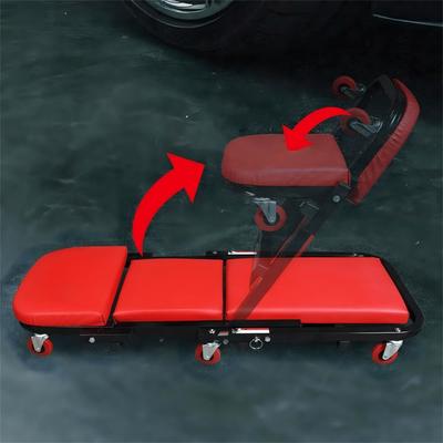 Heavy Duty Z-Creeper Seat - 2-in-1 Adjustable Rolling Mechanic Stool