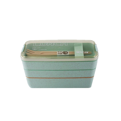 Wheat Straw Lunch Box Green