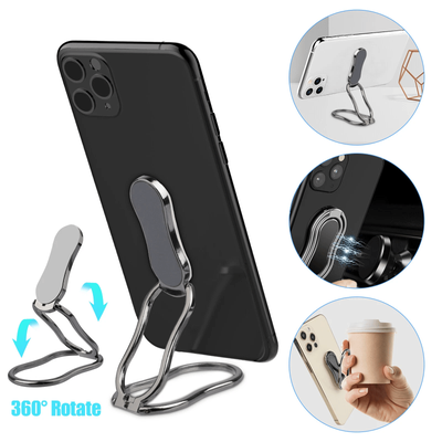 Rotating Finger Ring Holder, Folding Stand And Back Grip For Smartphones, Compatible, Adjustable Kickstand Rotating Finger Ring Holder, Folding Stand And Back Grip For Smartphones, Compatible, Adjustable Kickstand