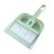 Mini Nordic Color Desktop Broom Set: Small Brush & Dustpan For Household Cleaning green