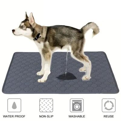 Reusable Washable Dog Pee Pad Waterproof, Absorbent Pet Training Mat For Car Seat, Floor, Sofa Ideal For Puppies, Cats 50x70cm