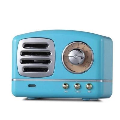 Vintage Bluetooth Speaker Blue