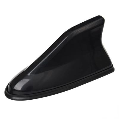 Universal Car Shark Fin Antenna FM AM Radio Signal Aerial Roof Mount Sleek Auto Styling Accessory For All Car Models black
