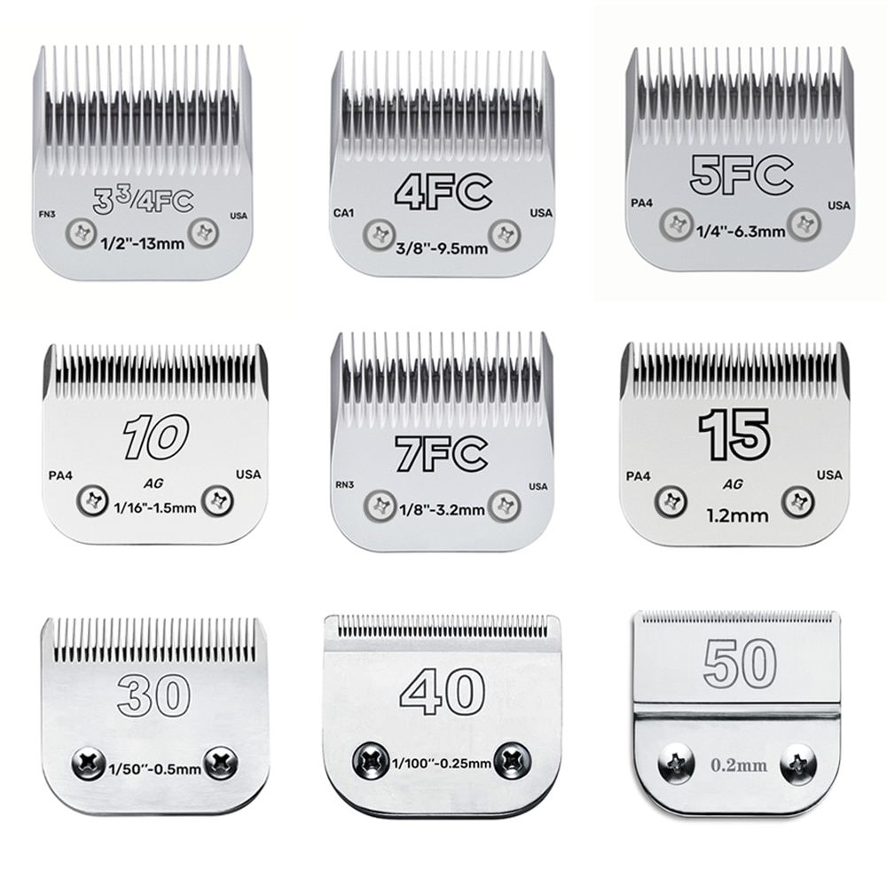 Pet Clipper Blade: A5 Compatible With Andis & Oster Ceramic Blade 30 0.5mm