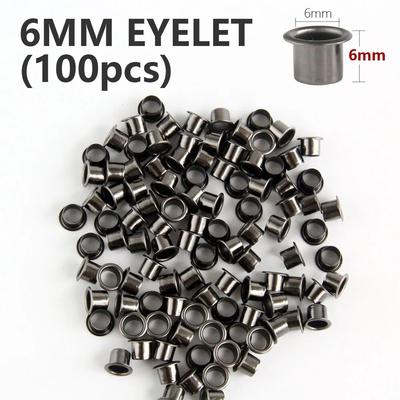 DIY Hand Tool Set: Kydex Holster Sheath Eyelet Setting Kit (6mm 7mm Eyelets) 6MM EYELET 100PCS