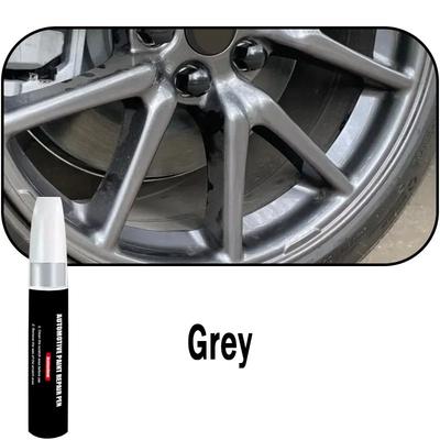 Automotive Wheel Touch Up Pen, Rim Scratch Repair Paint For Alloy Wheels grey